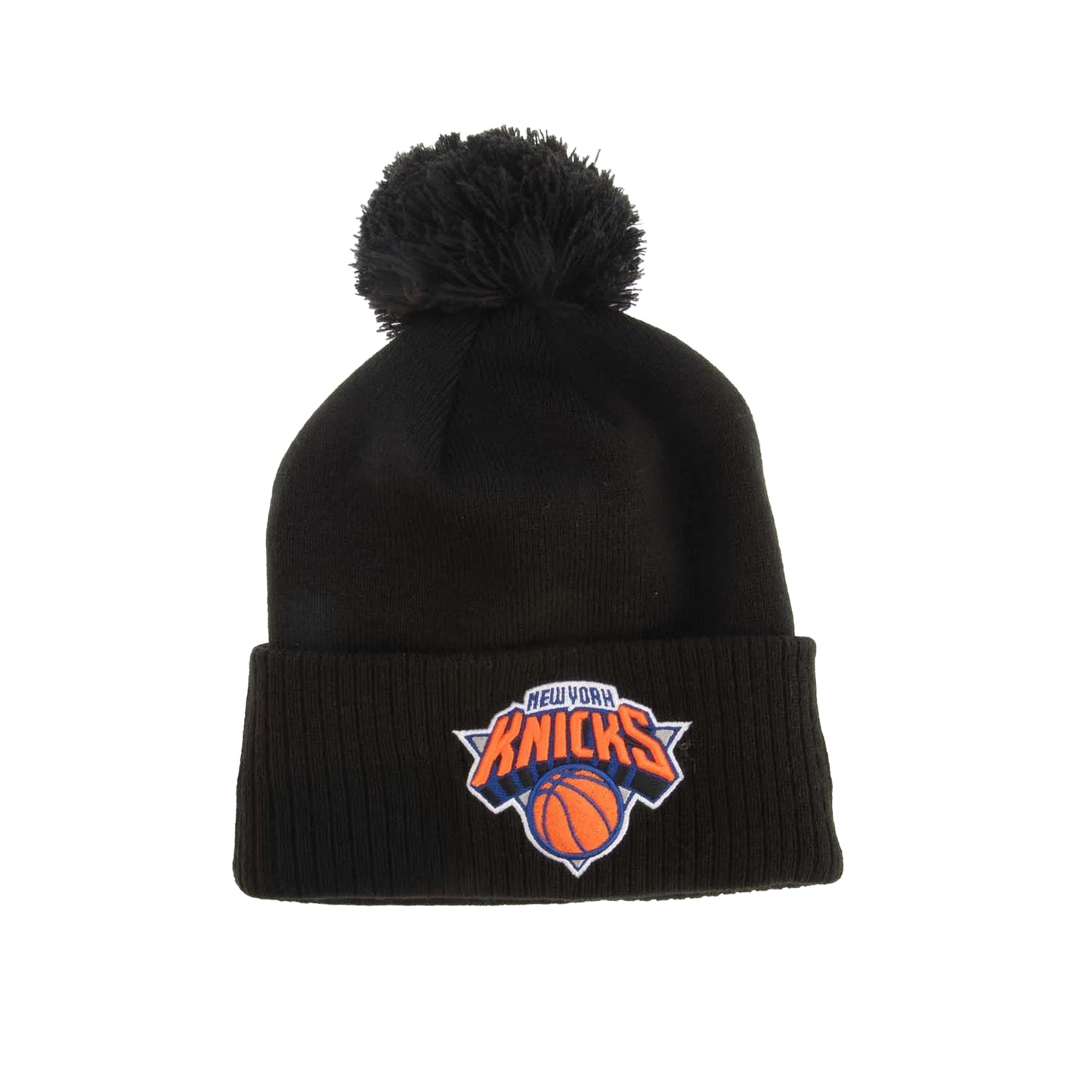 Black - Front - New Era NBA New York Knicks Knitted Beanie