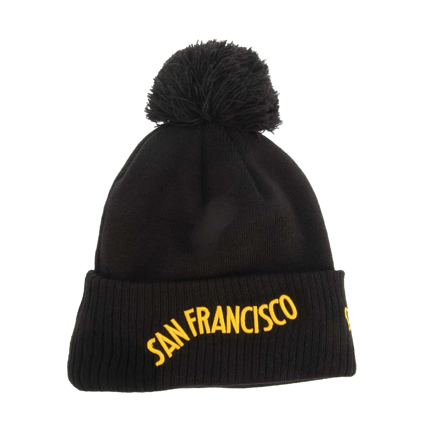 Black - Front - New Era NBA Golden State Warriors Knitted Beanie