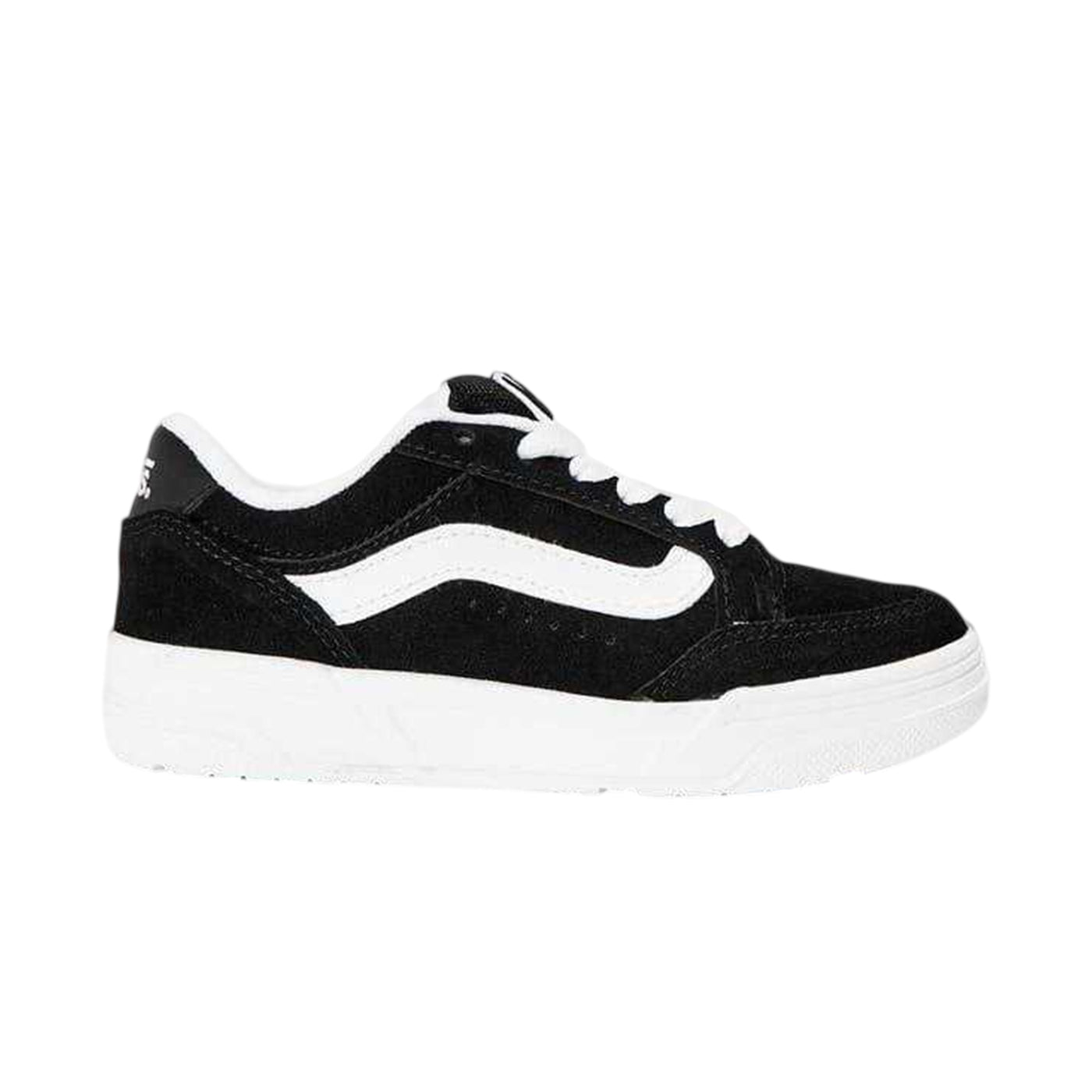 Black-White - Front - Vans Childrens-Kids Hylane Suede Trainers