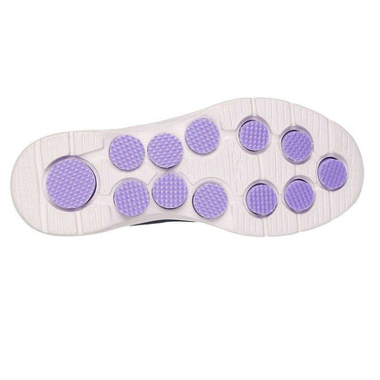 Navy-White - Back - Skechers Womens-Ladies Athletic Trainers