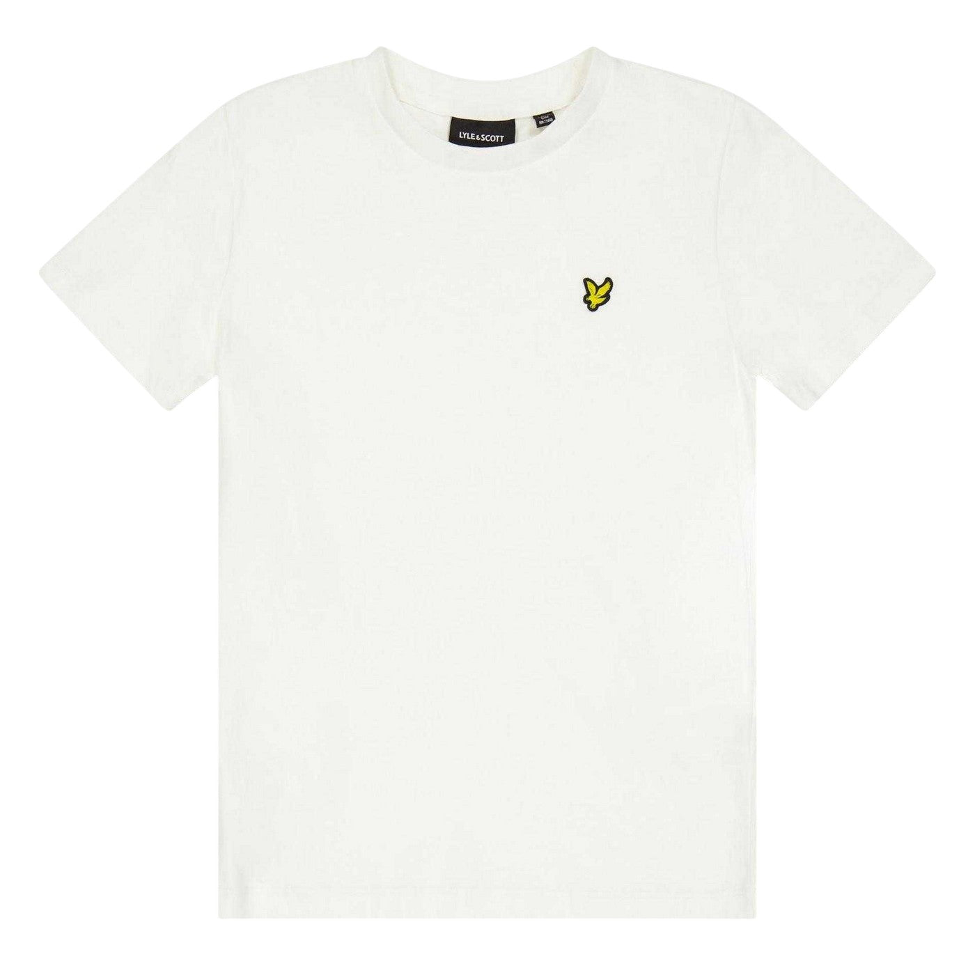 White - Front - Lyle & Scott Childrens-Kids Minimalist Regular T-Shirt