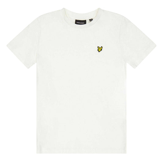 White - Front - Lyle & Scott Childrens-Kids Minimalist Regular T-Shirt