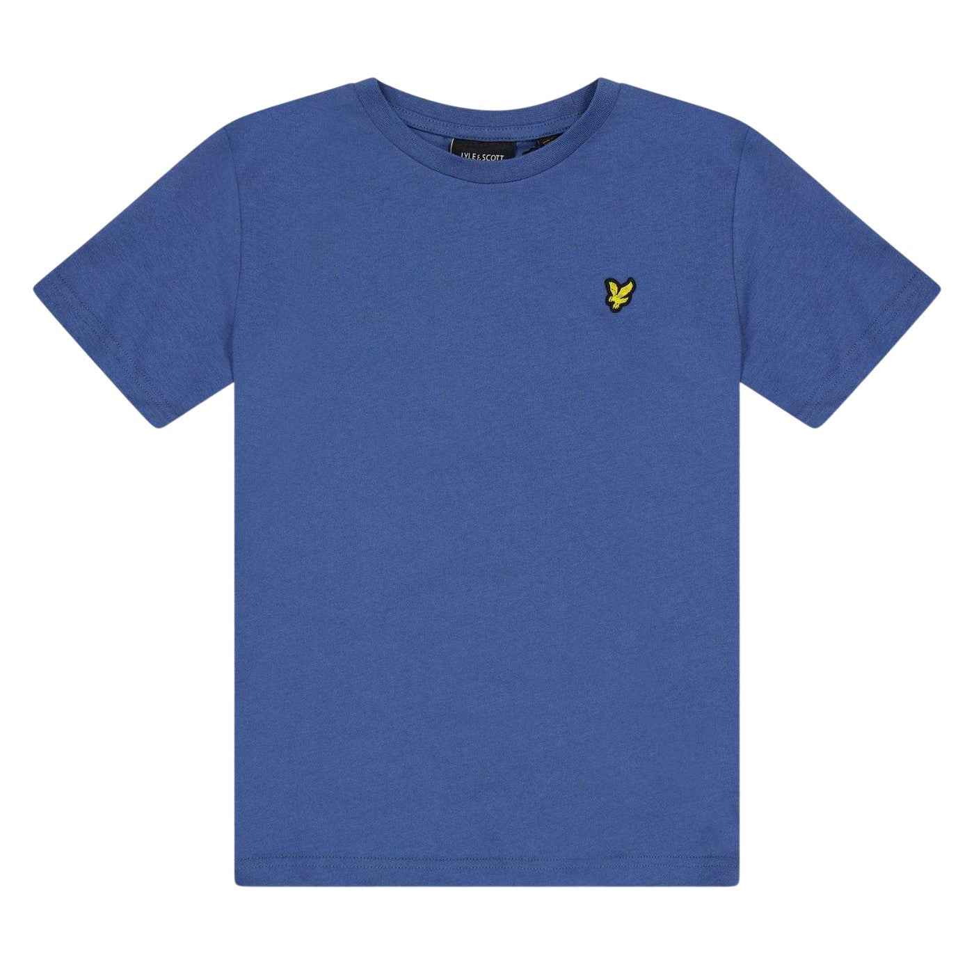 Cornflower Blue - Front - Lyle & Scott Childrens-Kids Minimalist Regular T-Shirt