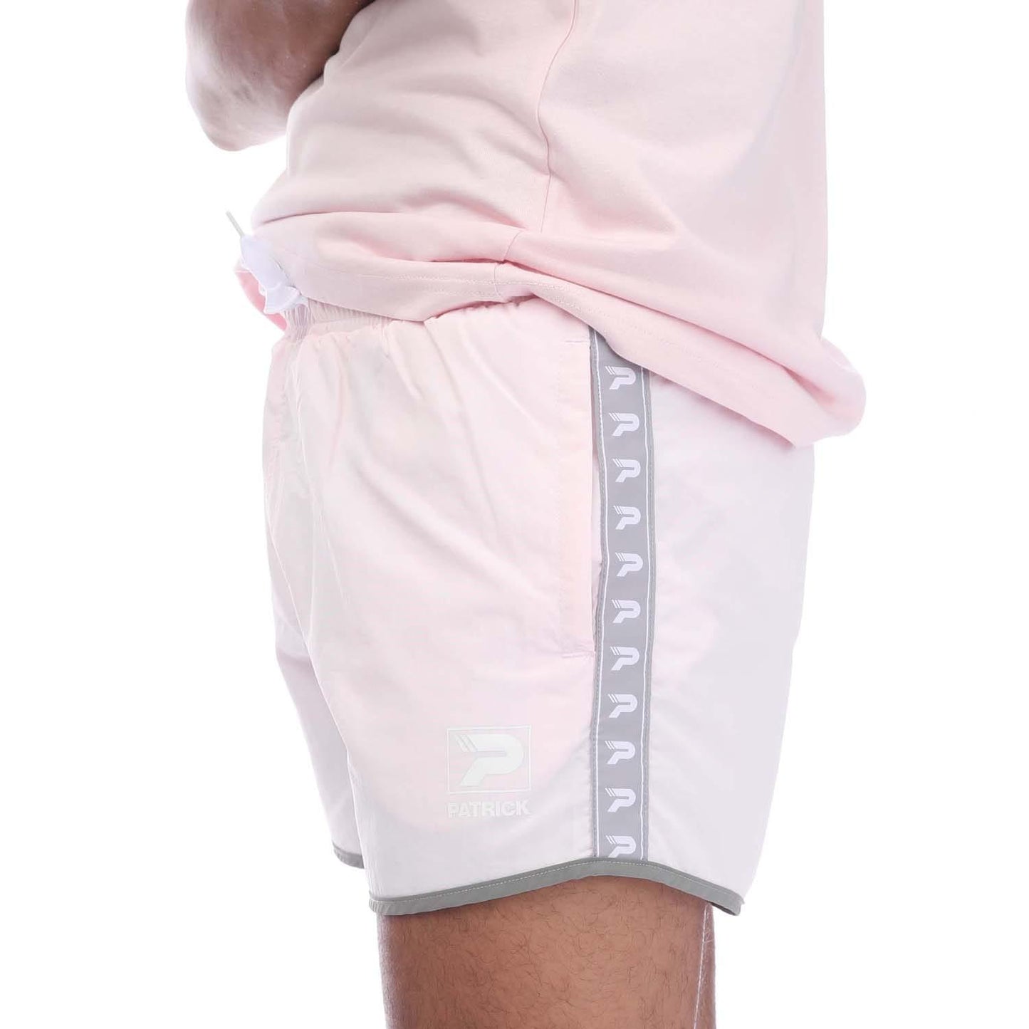 Pink - Side - Patrick Mens Steve Swim Shorts