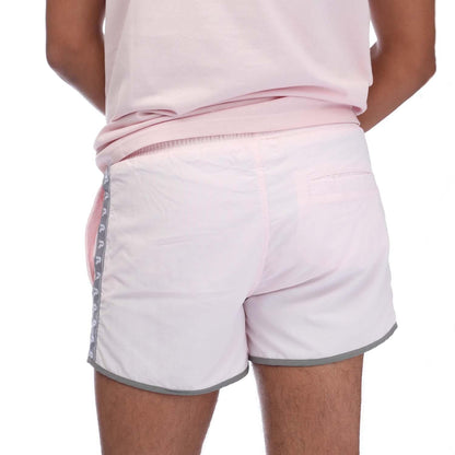 Pink - Back - Patrick Mens Steve Swim Shorts