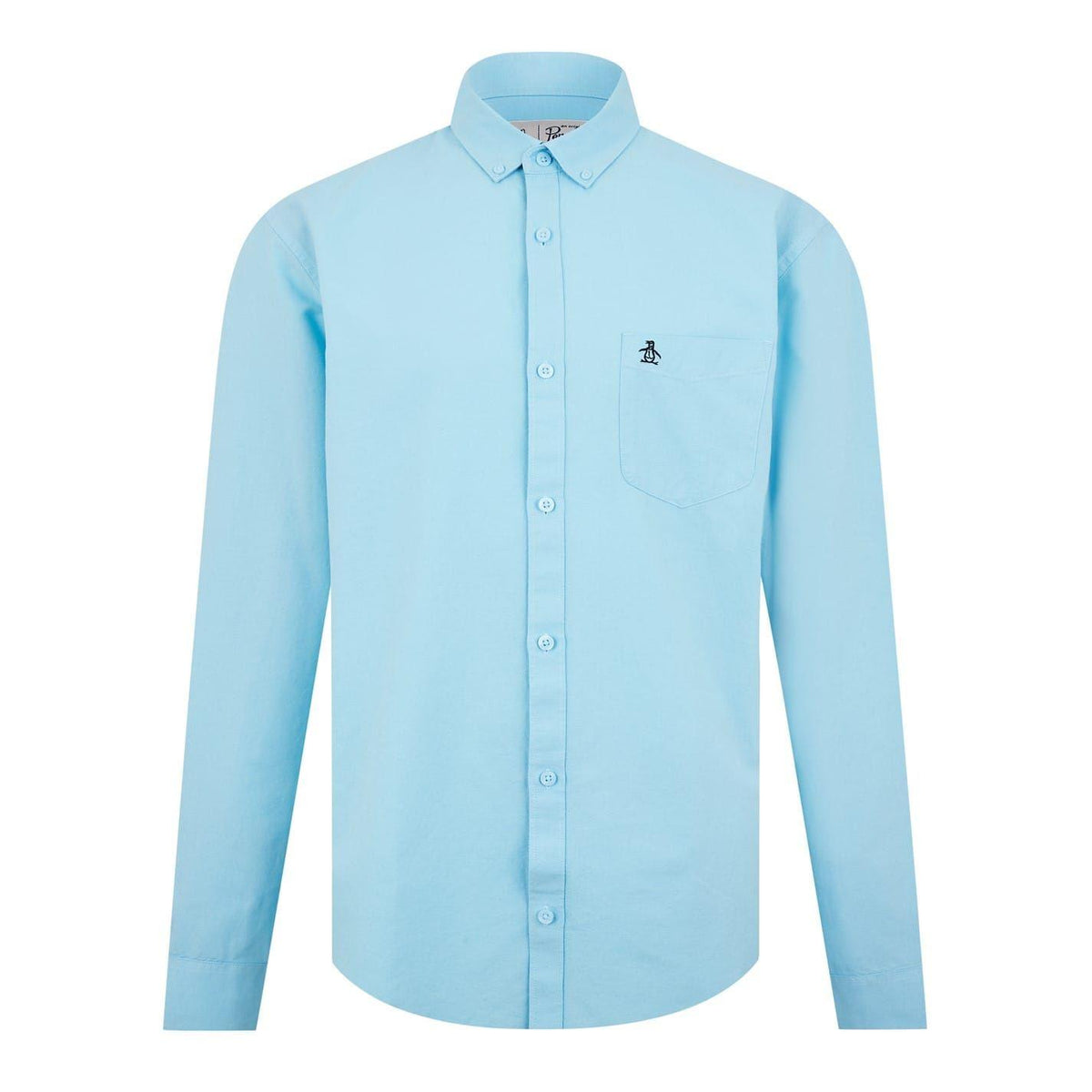 Cool Blue - Front - Original Penguin Mens Oxford Cotton Button-Down Shirt