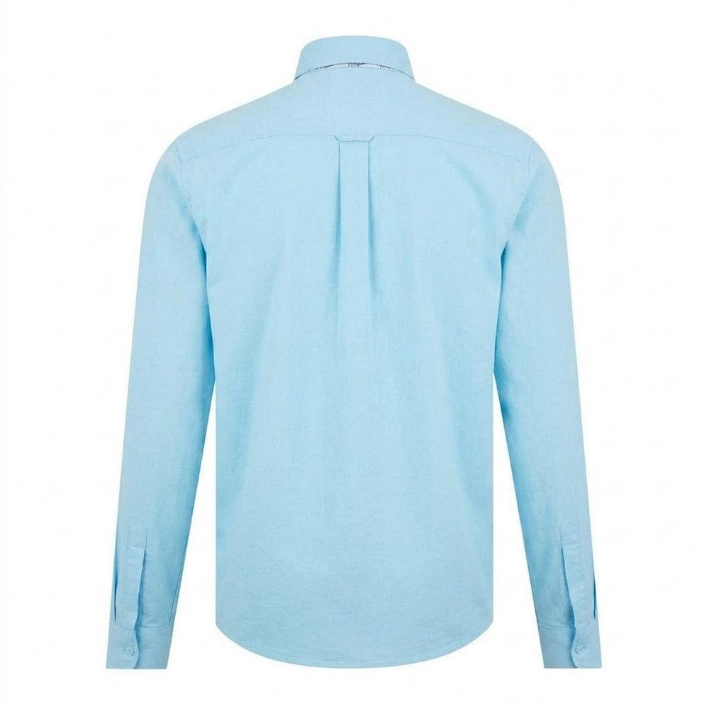 Cool Blue - Back - Original Penguin Mens Oxford Cotton Button-Down Shirt