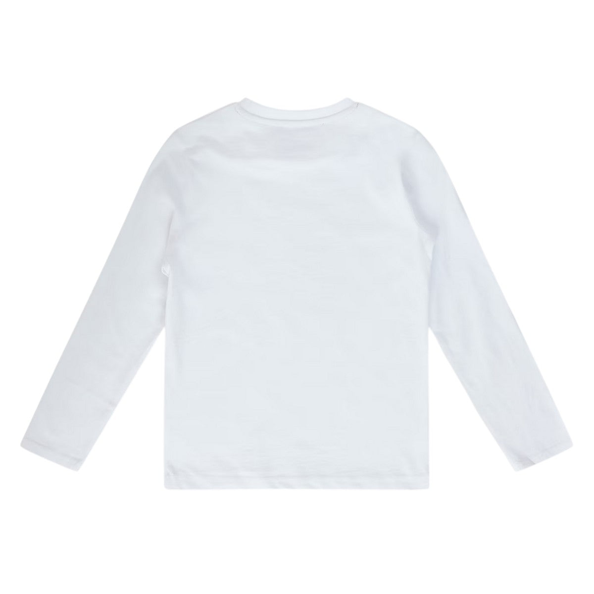 White - Back - Farah Childrens-Kids Plain Crew Neck Regular T-Shirt