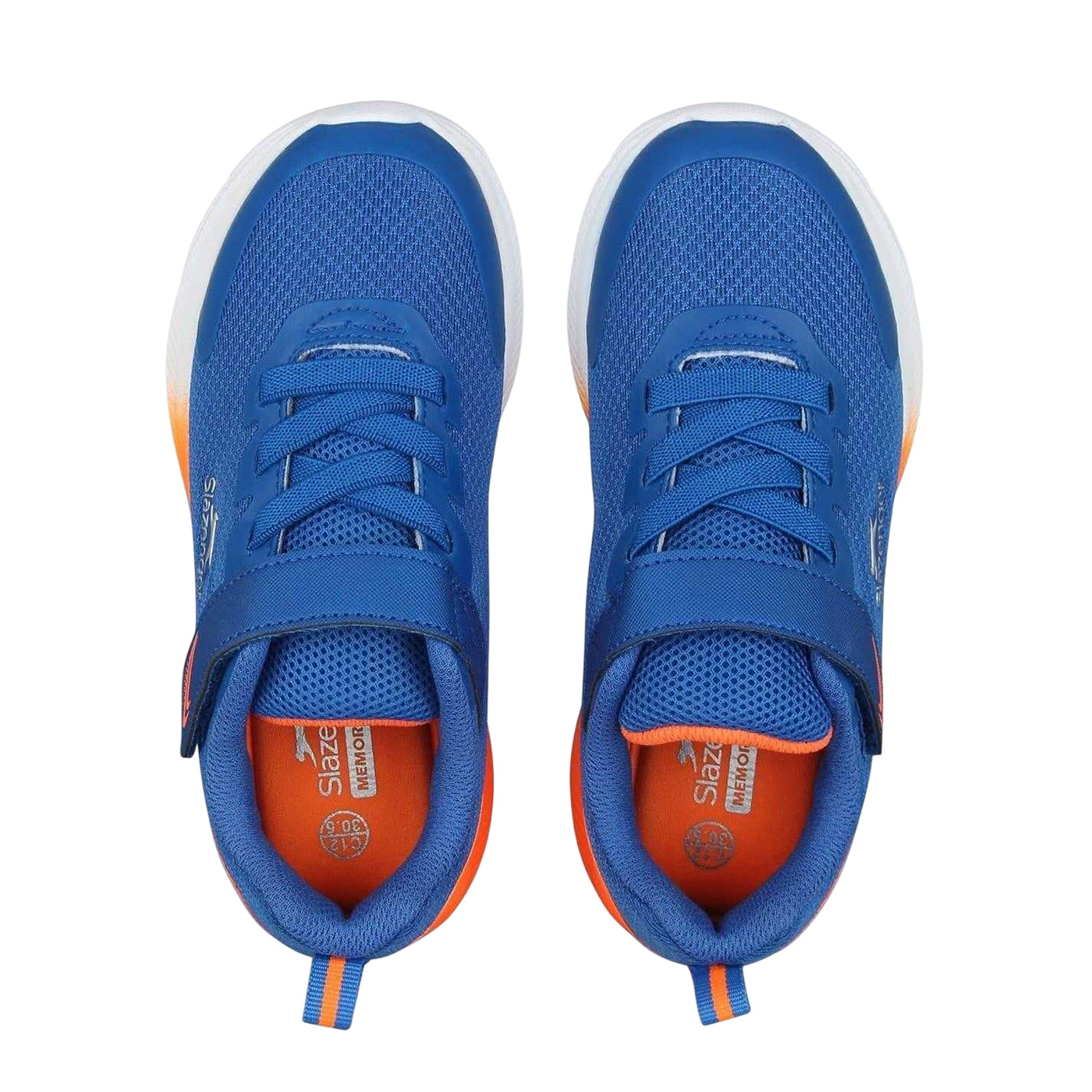 Blue-Orange - Pack Shot - Slazenger Childrens-Kids Sadler Trainers