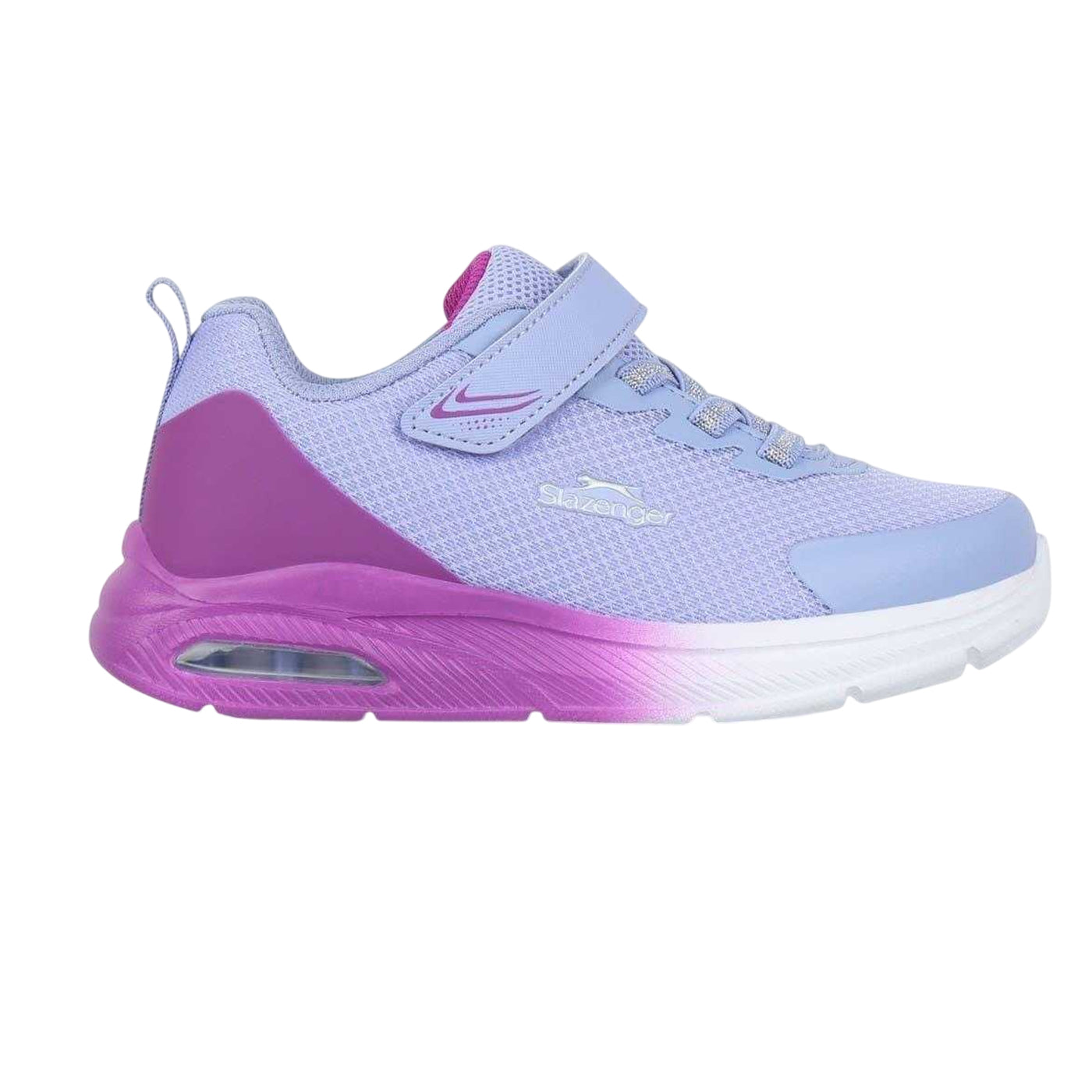 Lavender Purple-Orchid - Side - Slazenger Childrens-Kids Sadler Trainers