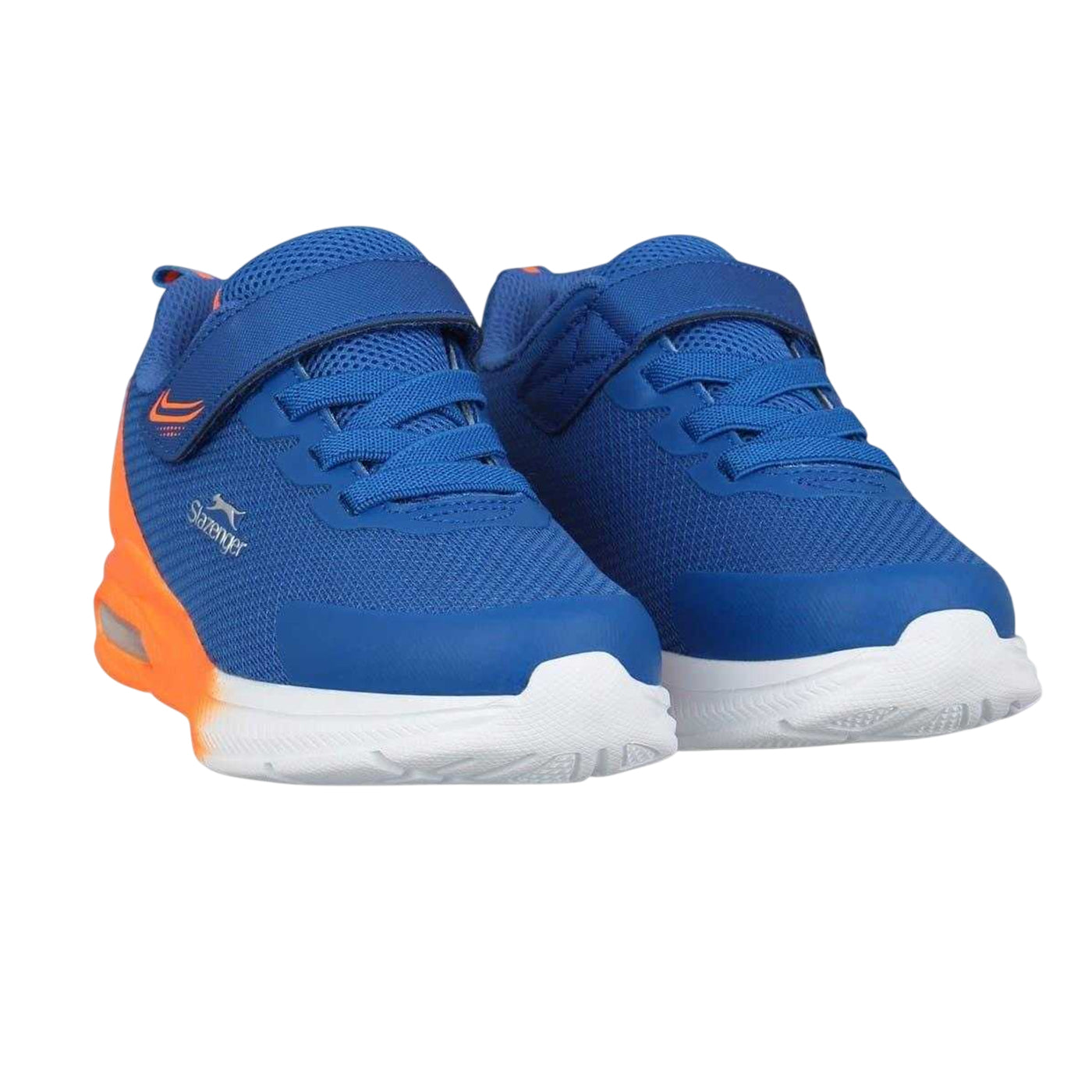 Blue-Orange - Front - Slazenger Childrens-Kids Sadler Trainers