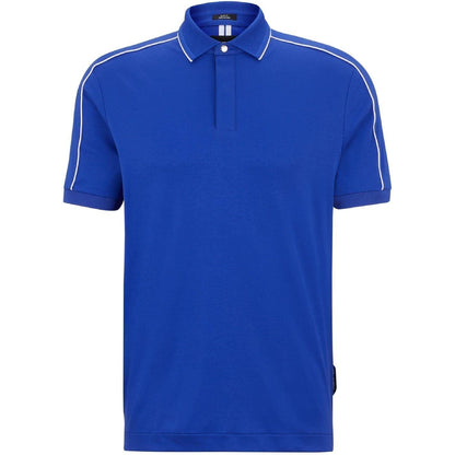 Bright Blue - Front - Boss Mens Penrose Regular Polo Shirt