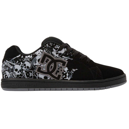 Black-Gum - Side - DC Mens Gaveler Suede Skate Shoes