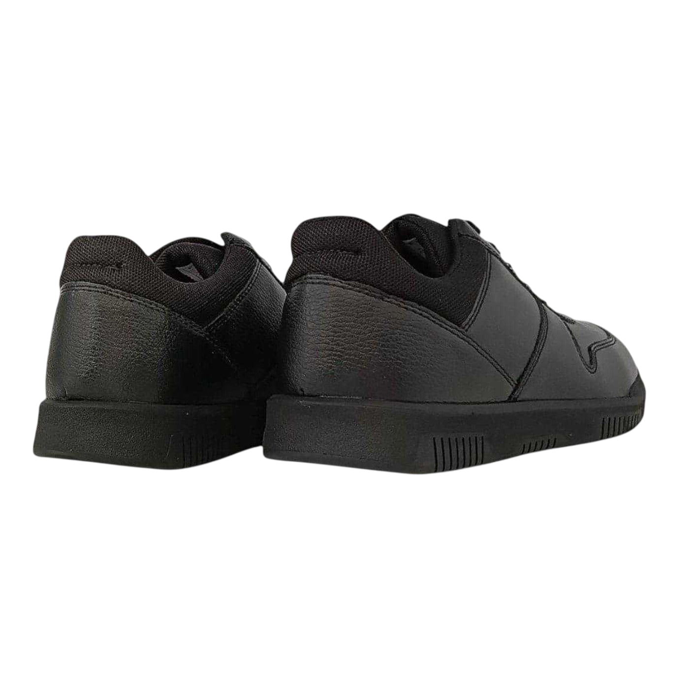 Black - Back - Firetrap Childrens-Kids Alton School Shoes