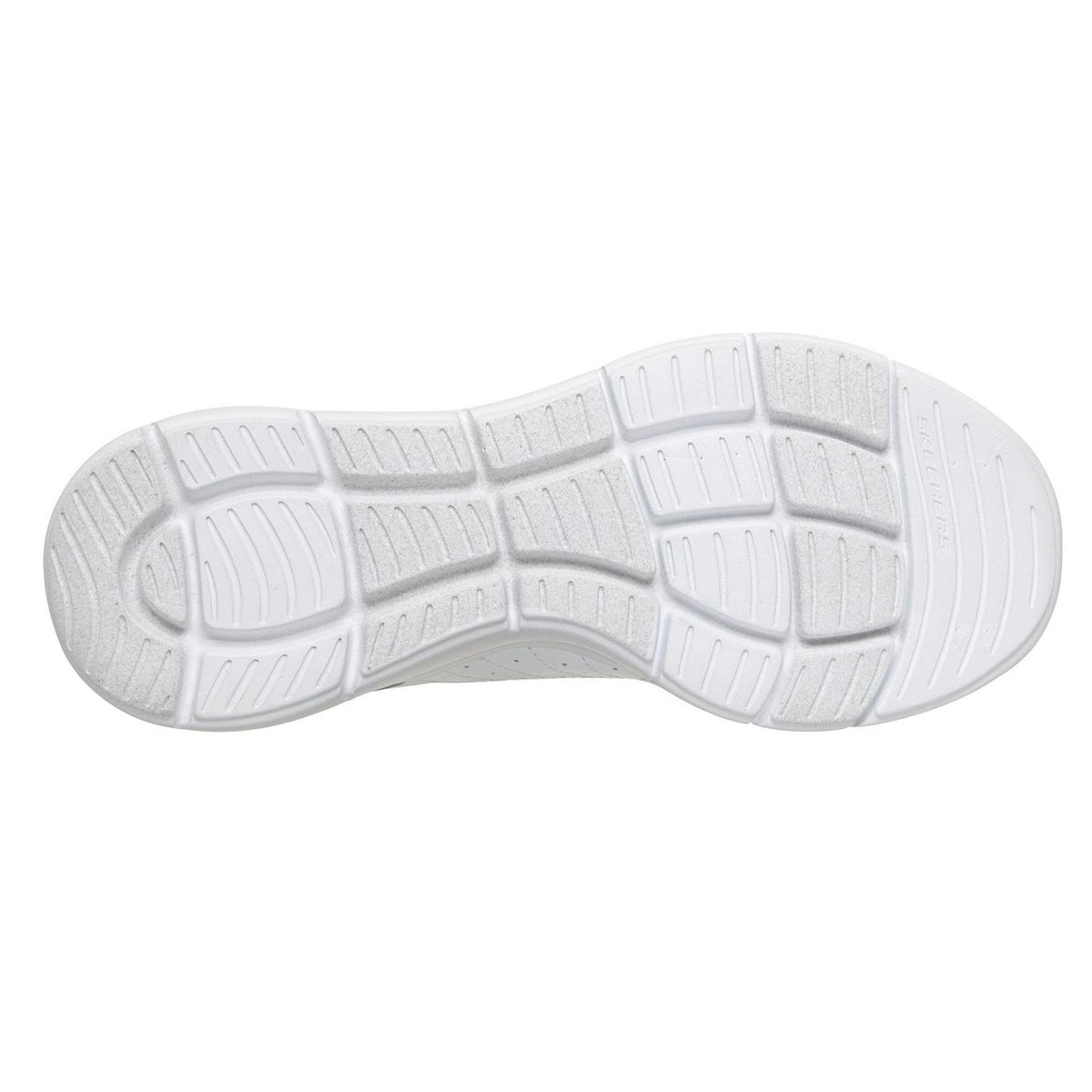 White-Silver - Back - Skechers Womens-Ladies Sketch-Air Dynamight Trainers