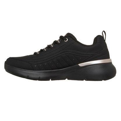 Black-Rose Gold - Lifestyle - Skechers Womens-Ladies Sketch-Air Dynamight Trainers