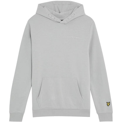 Grey Melange - Front - Lyle & Scott Boys Regular Drawstring Hoodie