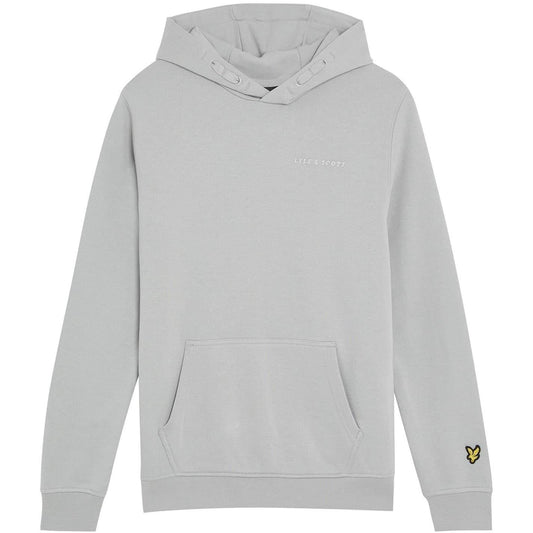 Grey Melange - Front - Lyle & Scott Boys Regular Drawstring Hoodie