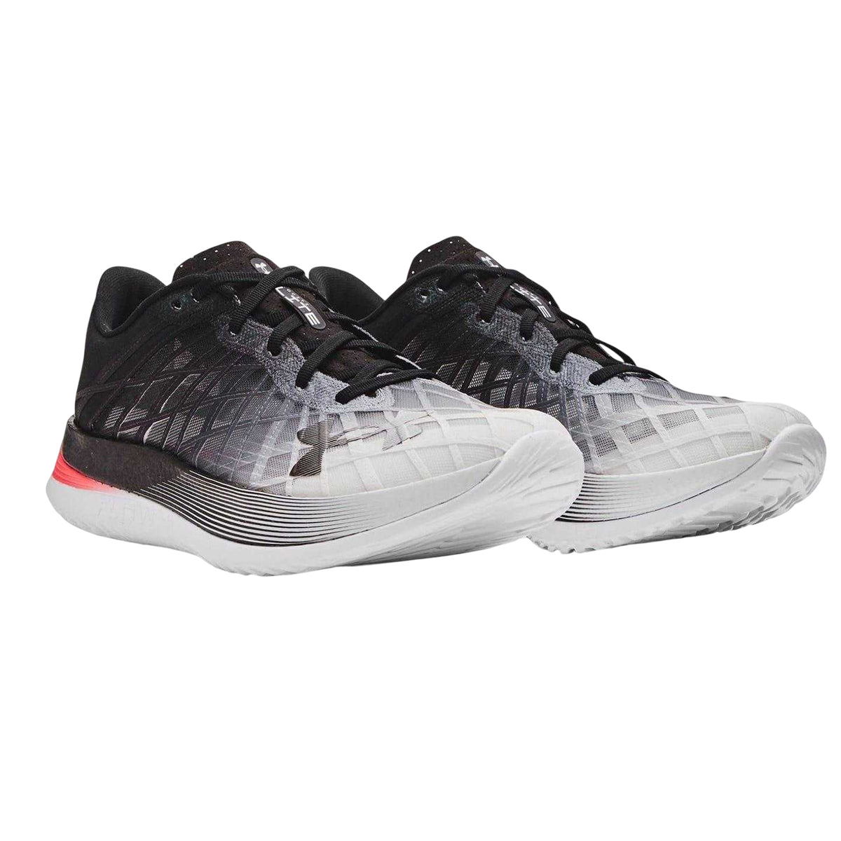 Black-White-Red - Front - Under Armour Unisex Adult Flow Velociti Elite Shoes