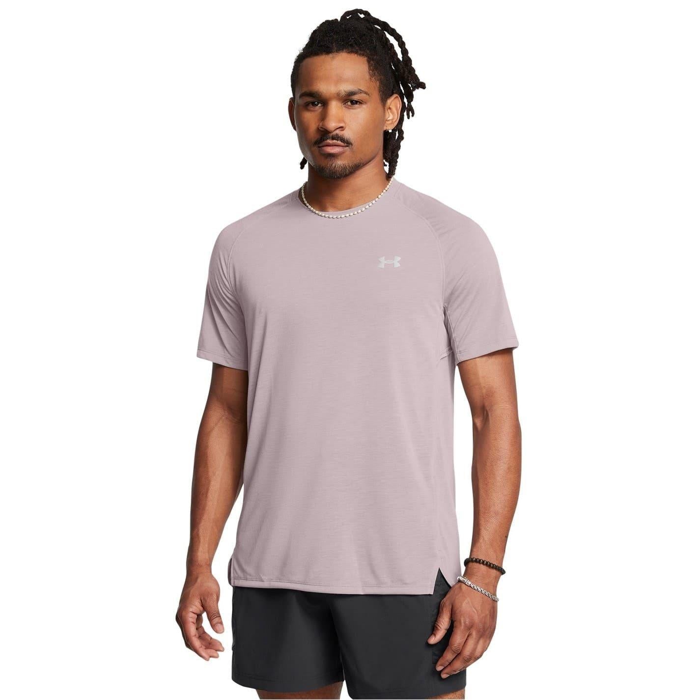 Graystone - Side - Under Armour Mens Launch Logo Lightweight Regular T-Shirt