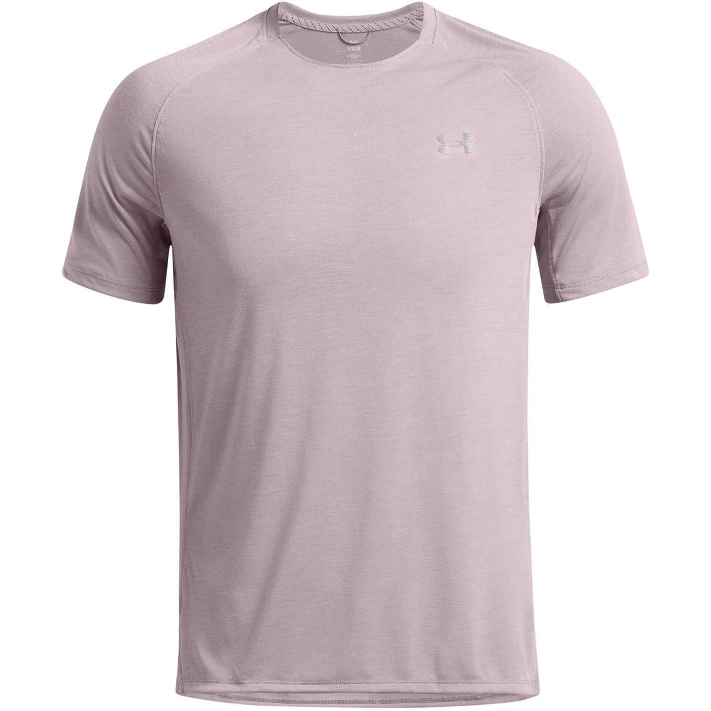 Graystone - Front - Under Armour Mens Launch Logo Lightweight Regular T-Shirt
