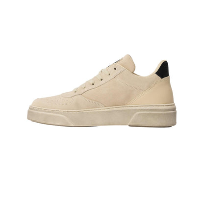 Beige - Back - Steve Madden Mens Brent Suede Shoes