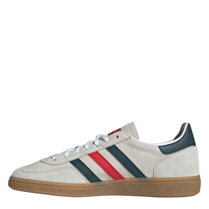 White-Green - Back - Adidas Mens Spezial Suede Trainers