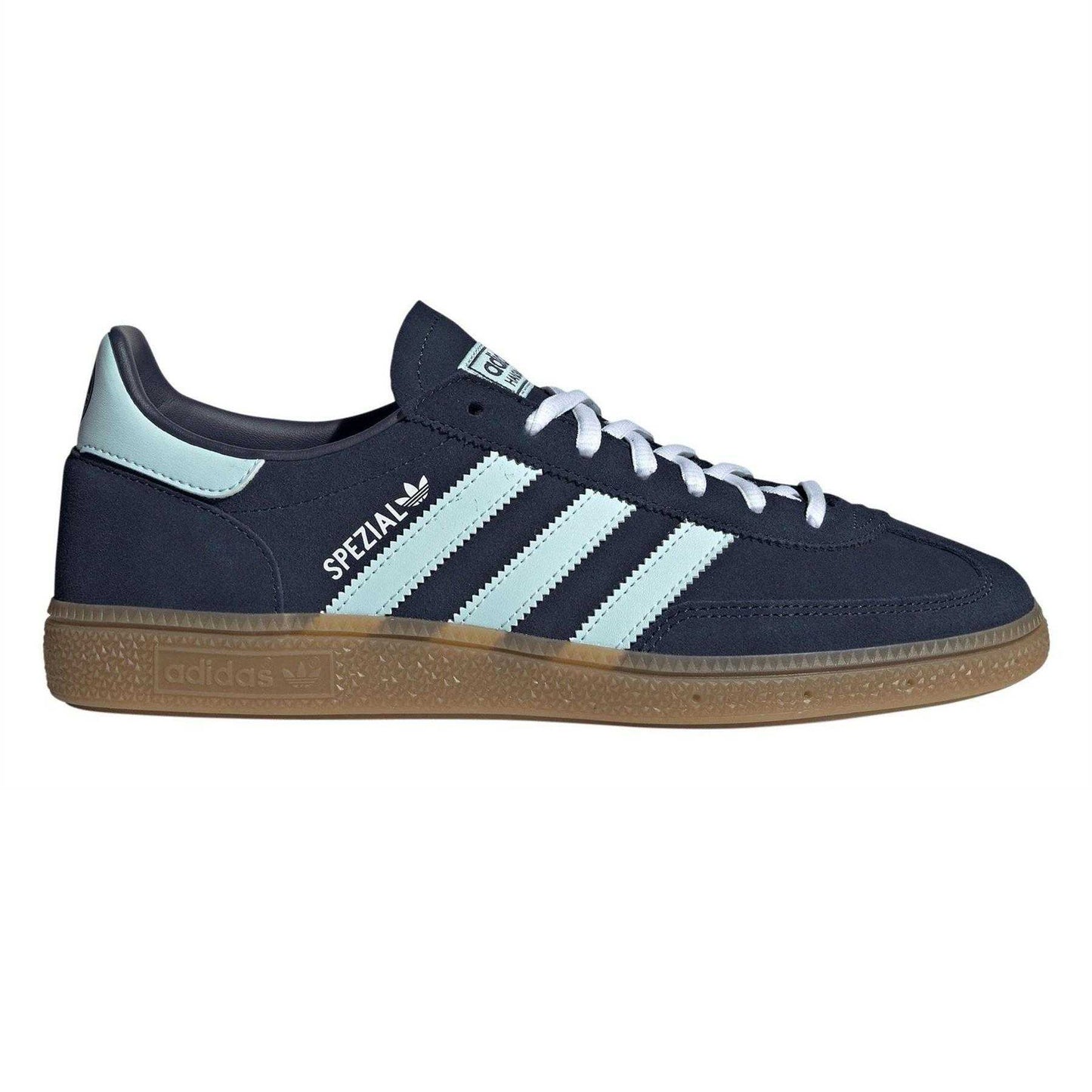 Blue-Aqua - Side - Adidas Mens Spezial Suede Trainers