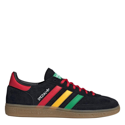 Black-Multicoloured - Front - Adidas Mens Spezial Suede Trainers