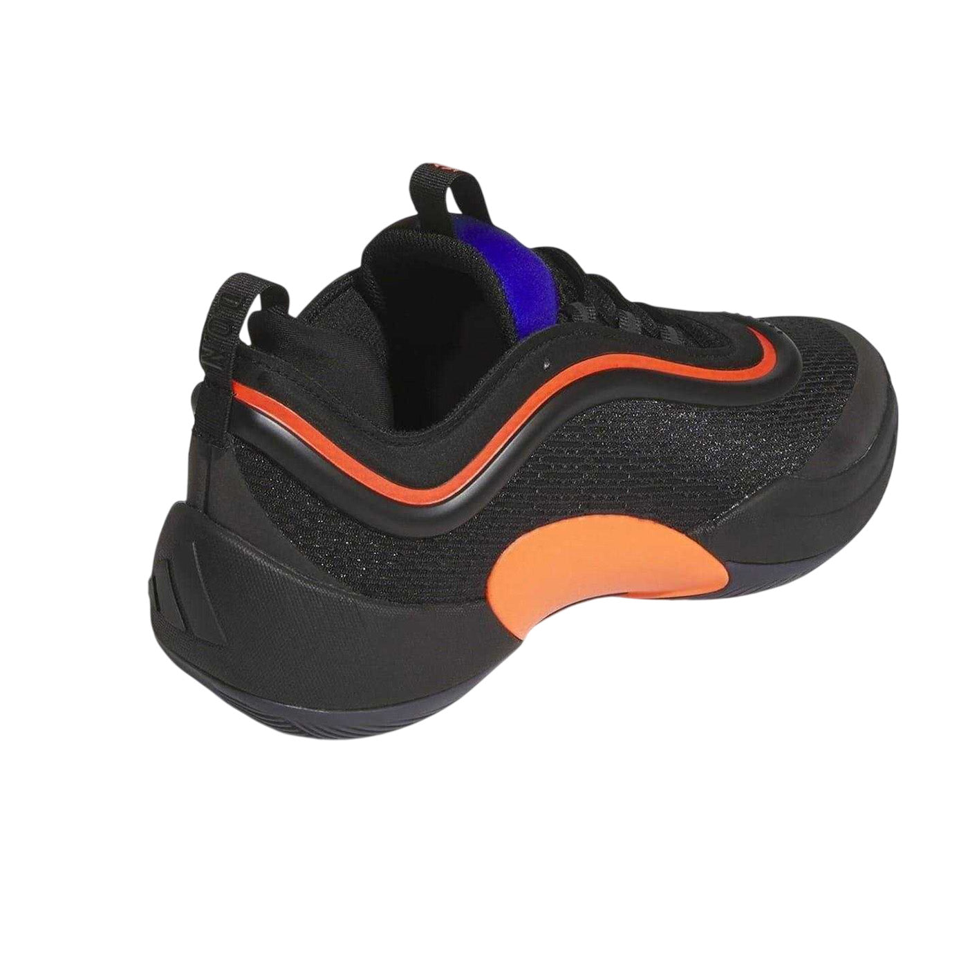 Aurora Black-Orange - Back - Adidas Boys DON Issue 6 Spida Bite Round Toe Basketball Shoes