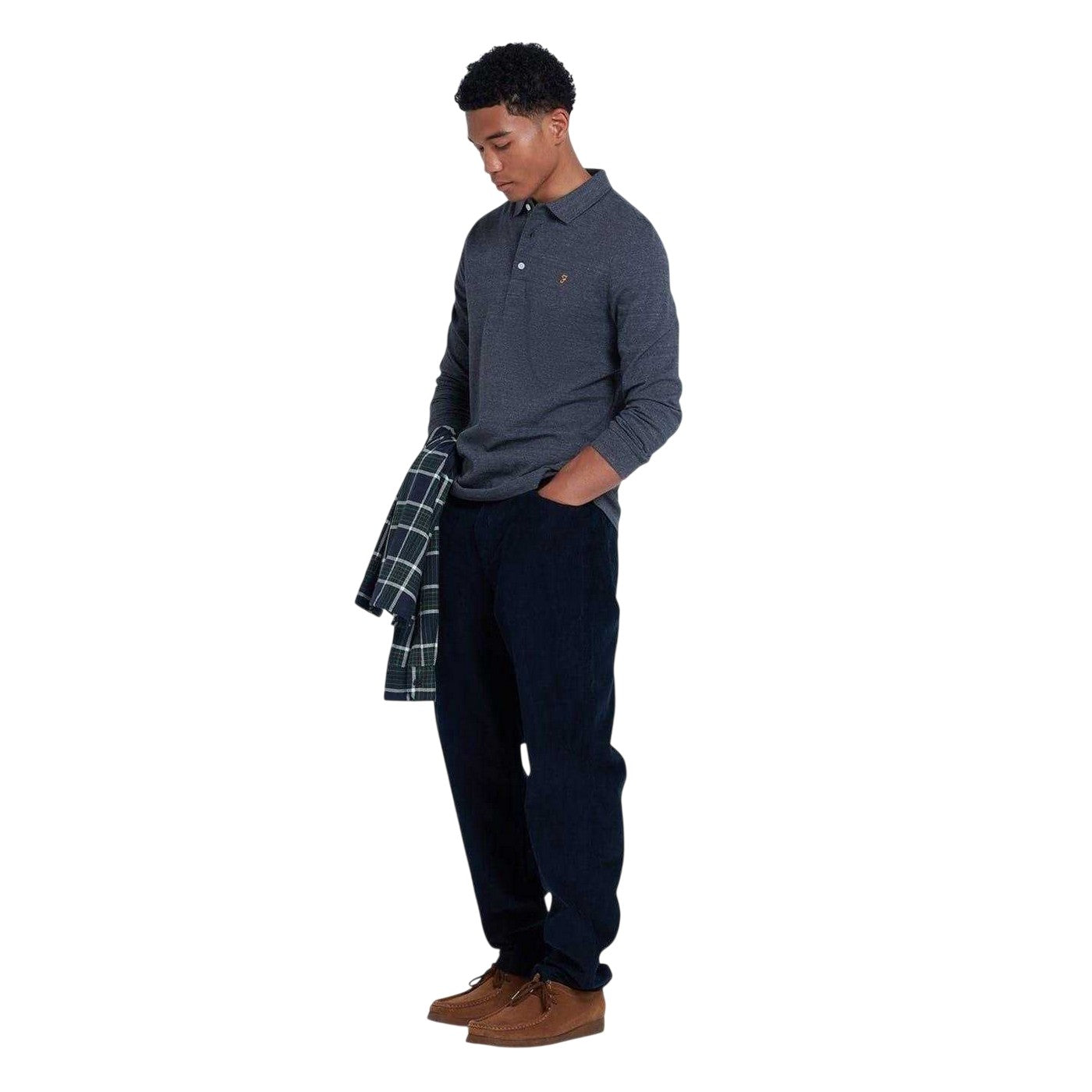 Grey - Lifestyle - Farah Mens Regular Polo Shirt