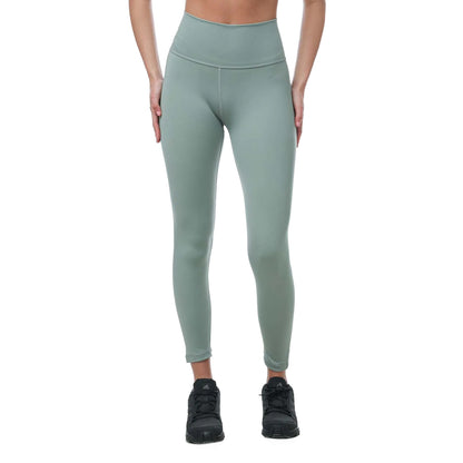 Silver - Front - Adidas Womens-Ladies Optime Training 7-8 Leggings