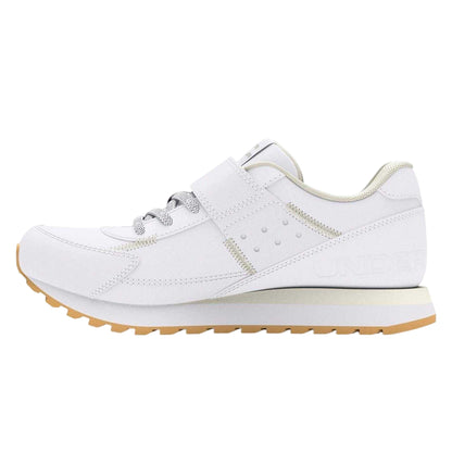 White - Back - Under Armour Childrens-Kids Essential Running Trainers