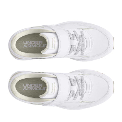 White - Lifestyle - Under Armour Childrens-Kids Essential Running Trainers