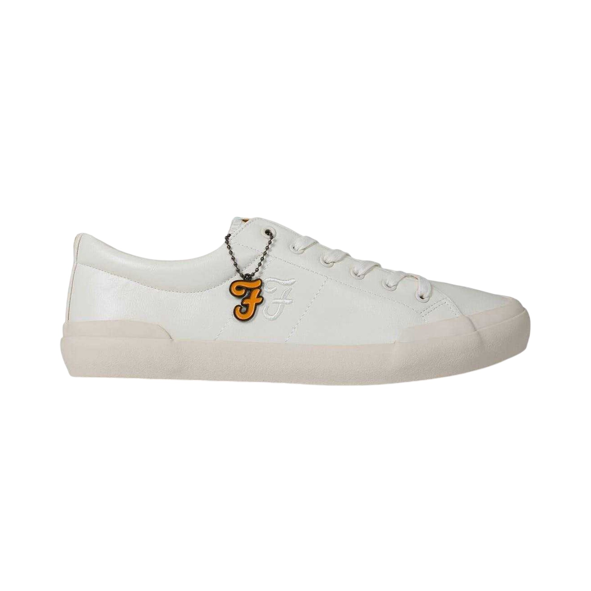 White - Front - Farah Mens Dallas Trainers