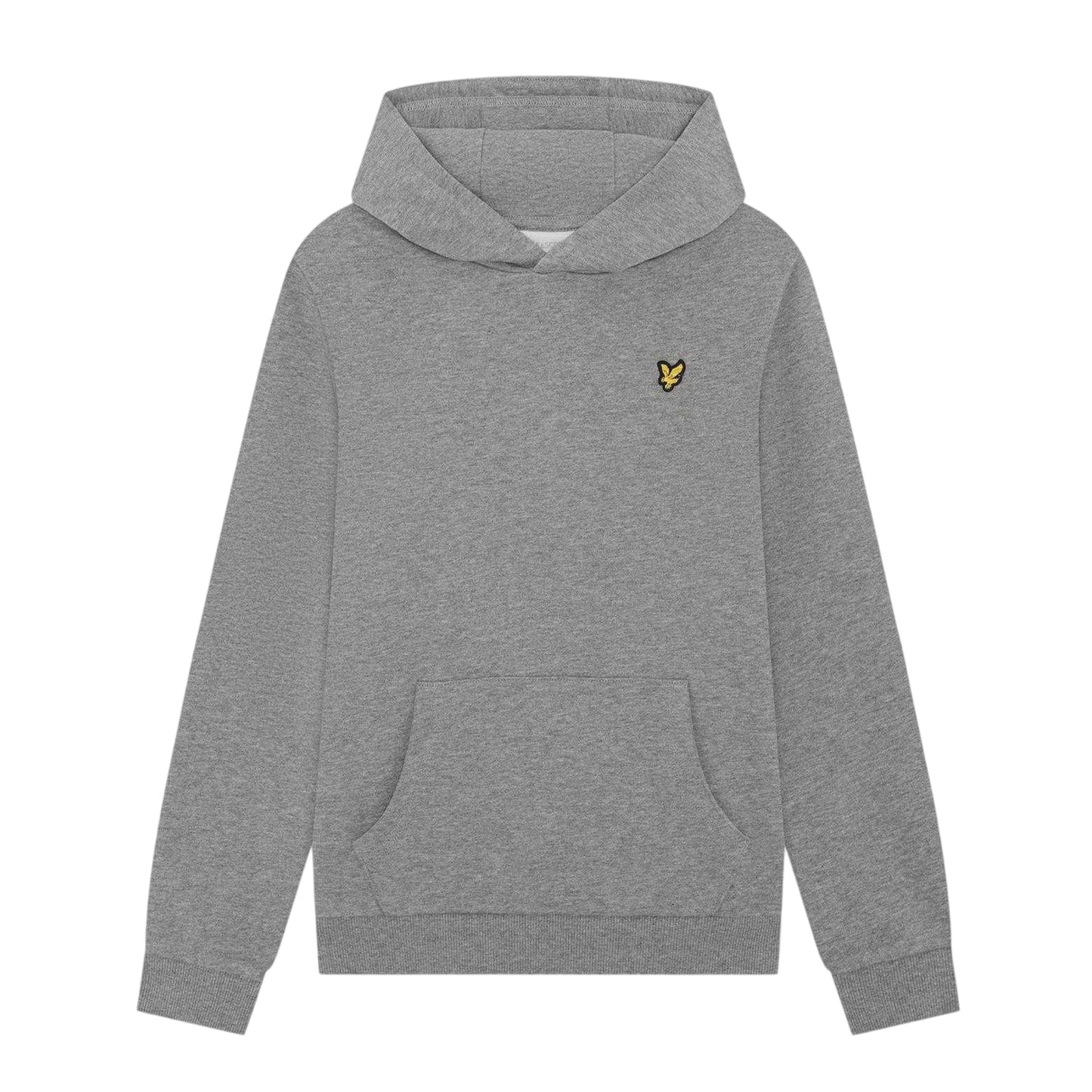 Grey - Front - Lyle & Scott Childrens-Kids Cotton Overhead Hoodie