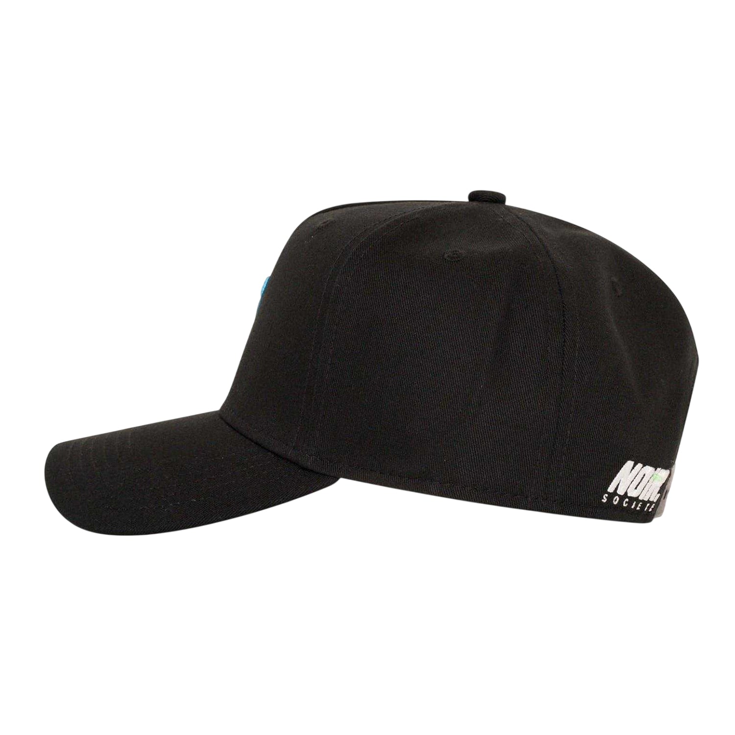 Black-Green - Back - Societe Noir Mens Racer Logo Snapback Cap
