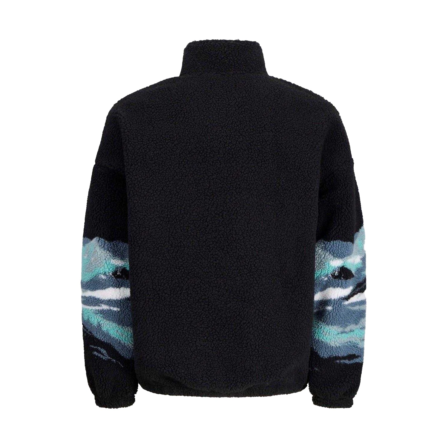 Black - Back - Jack And Jones Mens Mountain Teddy Fleece Sweatshirt