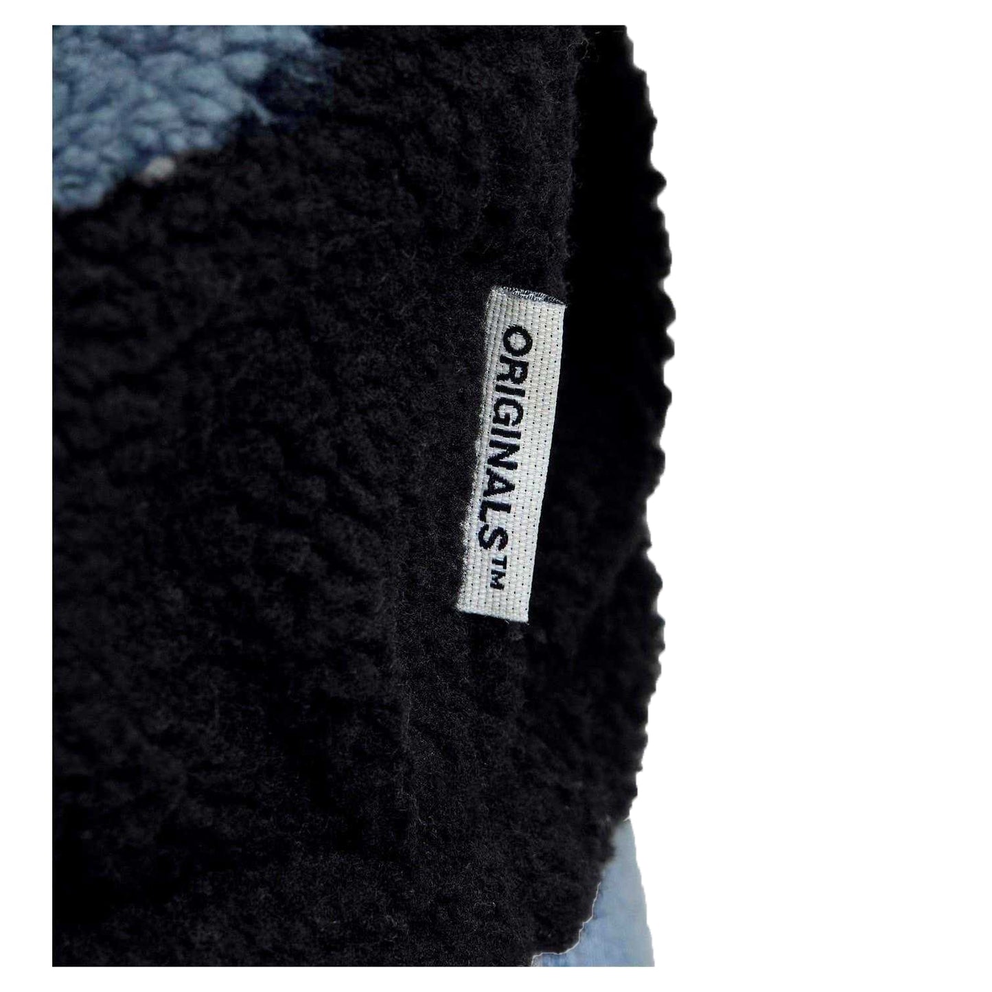 Black - Side - Jack And Jones Mens Mountain Teddy Fleece Sweatshirt