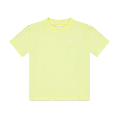 Yellow - Front - Palm Angels Childrens-Kids Bear Crew Neck Regular T-Shirt (Pack of 2)