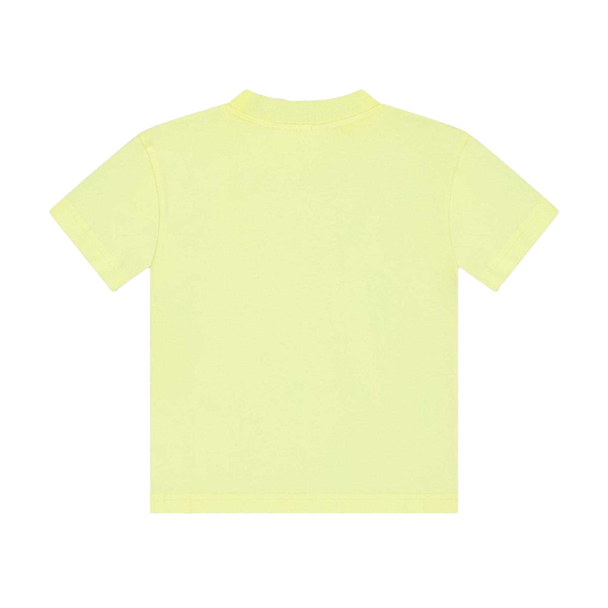 Yellow - Back - Palm Angels Childrens-Kids Bear Crew Neck Regular T-Shirt (Pack of 2)