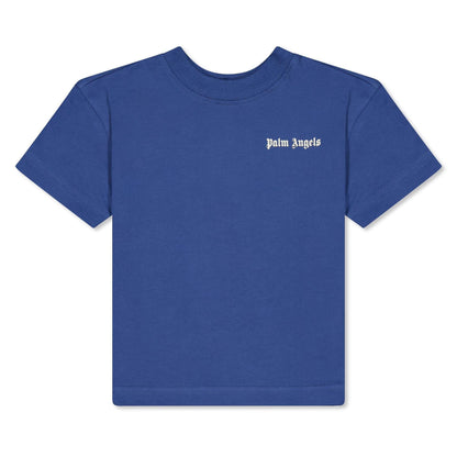 Blue - Front - Palm Angels Childrens-Kids Bear Crew Neck Regular T-Shirt (Pack of 2)