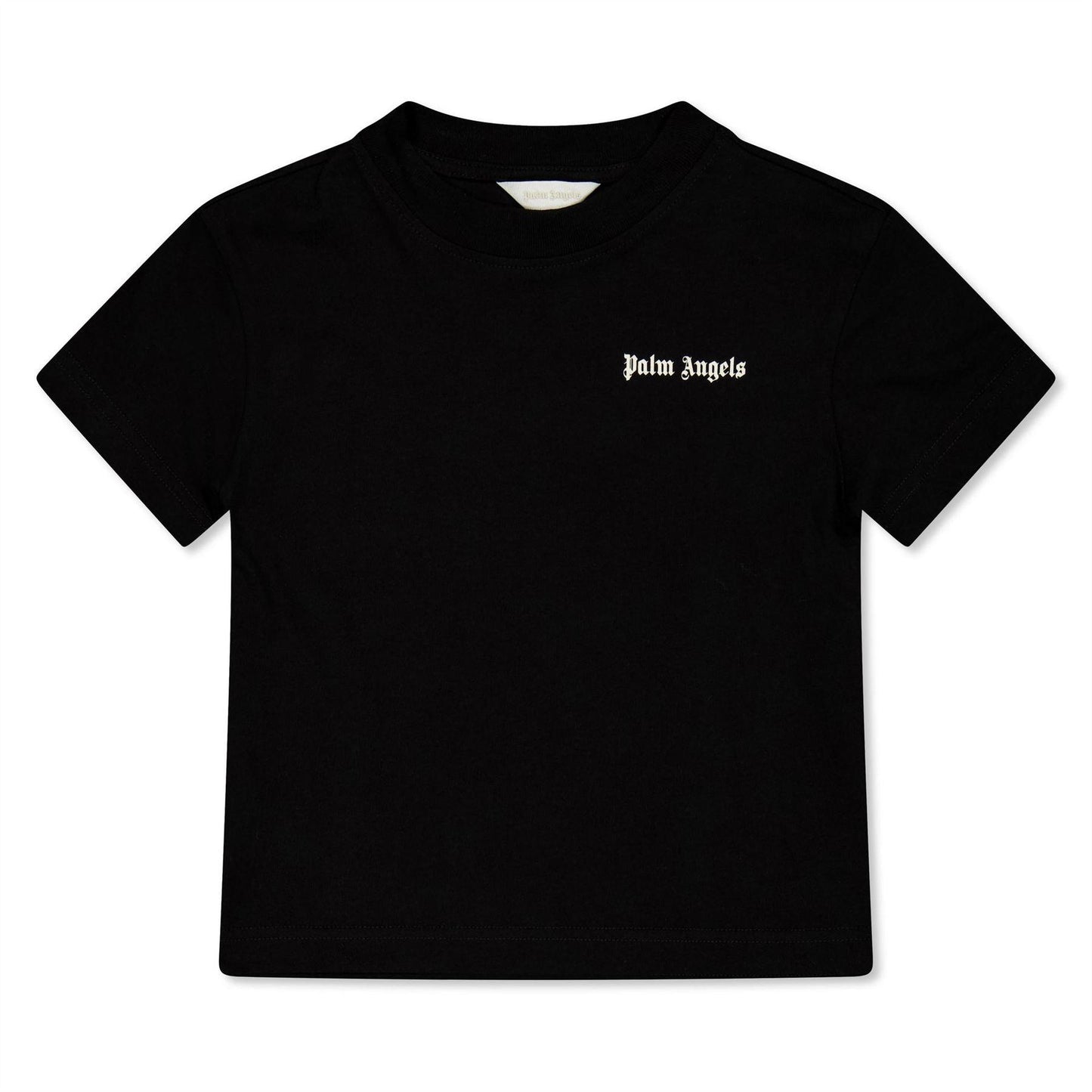 Black - Front - Palm Angels Childrens-Kids Bear Crew Neck Regular T-Shirt (Pack of 2)