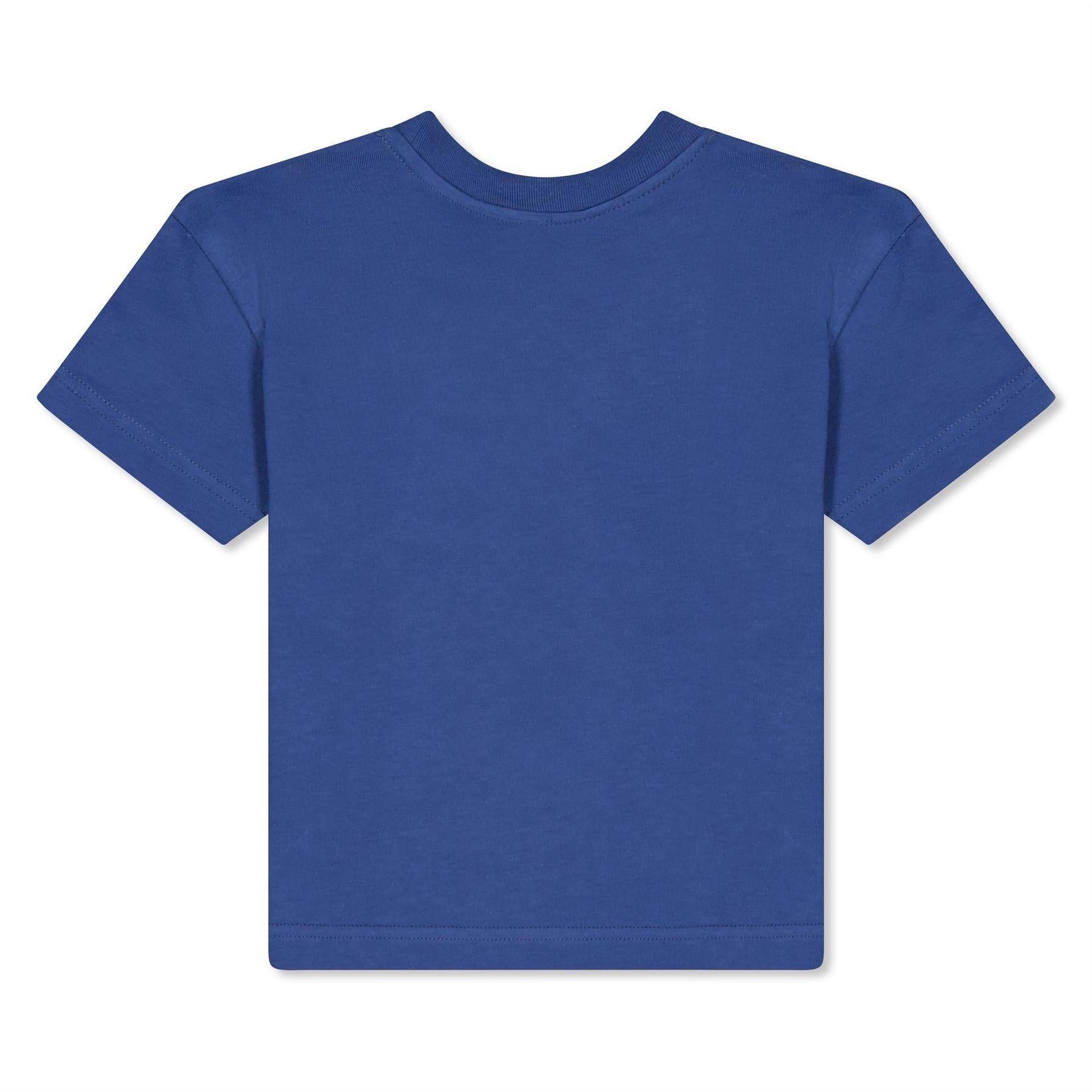 Blue - Back - Palm Angels Childrens-Kids Bear Crew Neck Regular T-Shirt (Pack of 2)