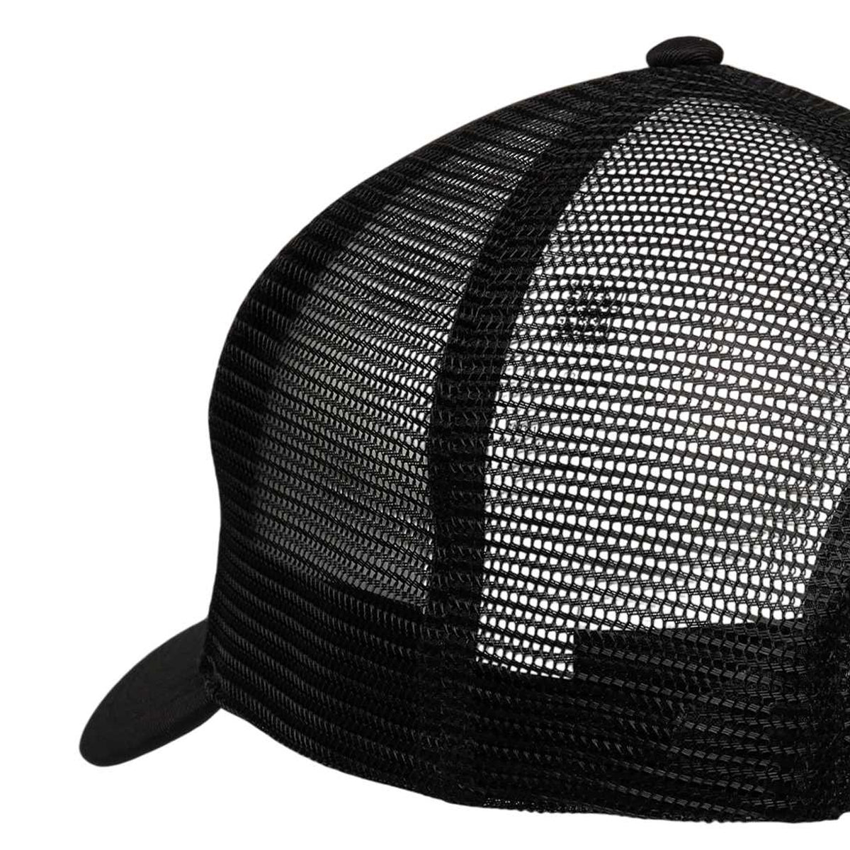 Black - Side - Boss Mens Elliot Logo Curved Peak Trucker Cap