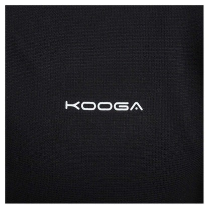 Black - Side - KooGa Mens Vortec Camouflage Rugby Base Layer Top