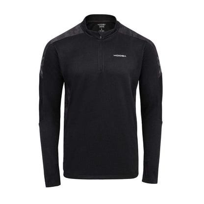 Black - Front - KooGa Mens Vortec Camouflage Rugby Base Layer Top