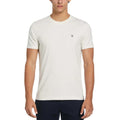 Cream - Front - Original Penguin Mens Pete Embroidered Logo T-Shirt