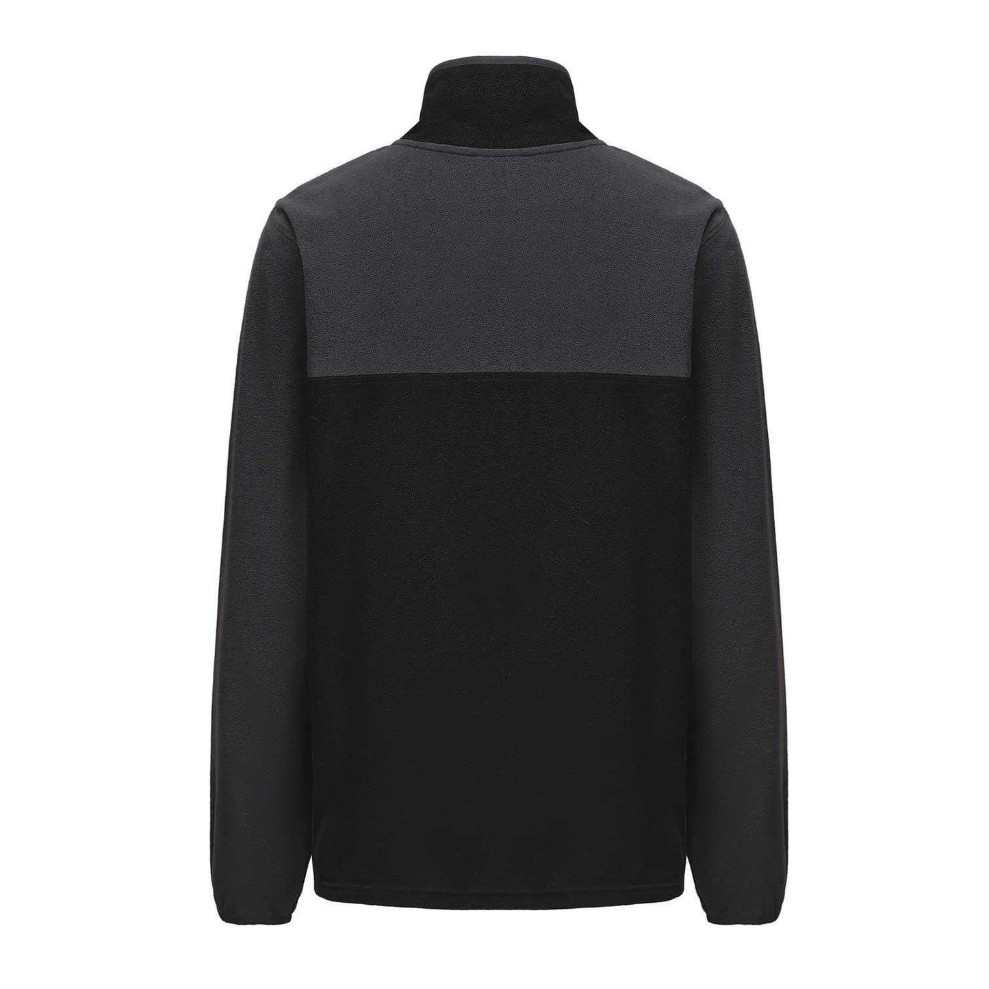 Black - Back - Gelert Mens Sleek Slim Fleece Top