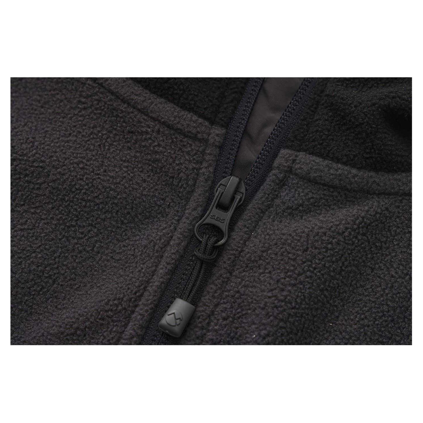 Black - Side - Gelert Mens Sleek Slim Fleece Top
